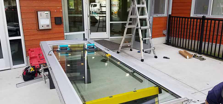 storefront door glass replacement French Valley